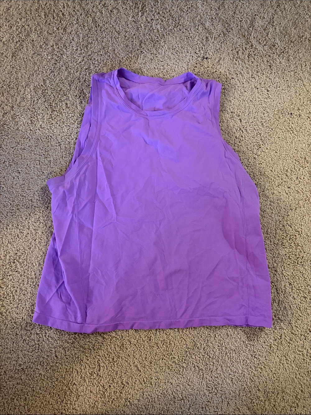 Fabletics Lavender Muscle Tank Top
